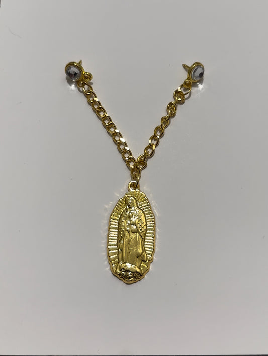 Gold Virgin Mary Pin